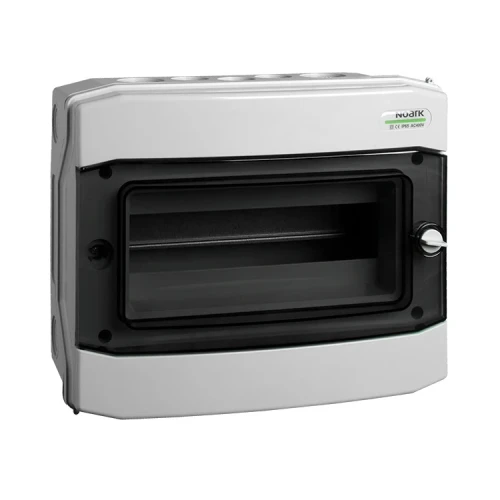 Installationshölje i plast, ytmontering, IP65, 1 rad, 12 moduler PV-200-101494