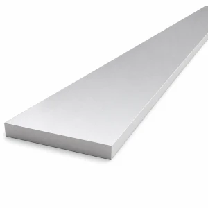 Aluminiumplattång 80×10 mm EN AW-6060 T64 – platt profil L=2000 mm
