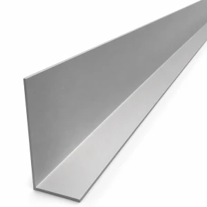 Asymmetrisk aluminiumvinkel 80×40×2 mm – L-profil, längd 2000 mm