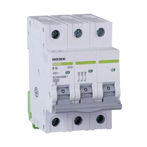 Kretsbrytare 6 kA, ch-ka B, 16 A, 3-polig PV-200-100053