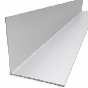 Aluminiumvinkel liksidigt 100×100×2 mm – L-profil, längd 2000 mm