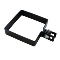 Ändskena för stängselskydd 100x100 mm svart 000-782 (2)