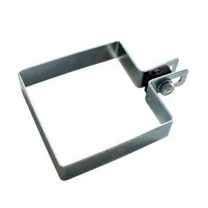 Slutklämma för stängselskivor 100x100 mm galvaniserad