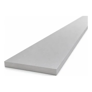 Aluminiumplattång EN AW-6060 80×8 mm, längd 2000 mm – platt profil