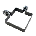 Hörnklämma för stängselskivor 100x100 mm grafit 000-776 (1)