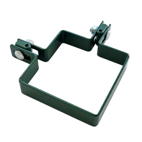 Hörnklämma för stängselns paneler 100x100 mm grön 000-775 (1)