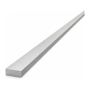 Aluminiumplattång EN AW-6060 T64, 20×8 mm, längd 2000 mm