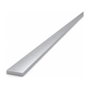 Aluminiumplatta 20×4 mm EN AW-6060 T64, längd 2000 mm