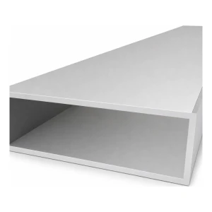 Rektangulärt aluminiumrör 50×150×4 mm – slutet profil EN AW-6060, L=2000 mm