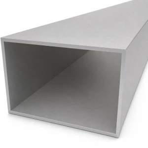 Rektangulärt aluminiumrör 80×120×3 mm EN AW-6060 – längd 2000 mm