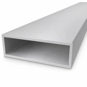 Rektangulärt aluminiumrör 40×120×4 mm – slutet profil EN AW-6060, L=2000 mm