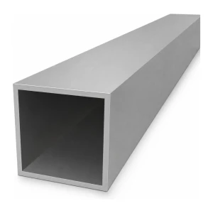 Fyrkantigt aluminiumrör 100×100×5 mm – slutet profil L=2000 mm
