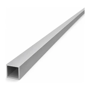Fyrkantig aluminiumrör 15×15×1 mm – slutet profil L=2000 mm