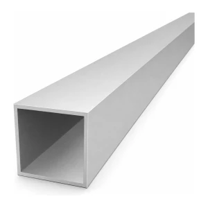 Fyrkantigt aluminiumrör 45×45×2 mm EN AW-6060 – längd 2000 mm