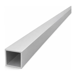 Fyrkantigt aluminiumrör 25×25×1,5 mm – slutet profil L=2000 mm EN AW-6060