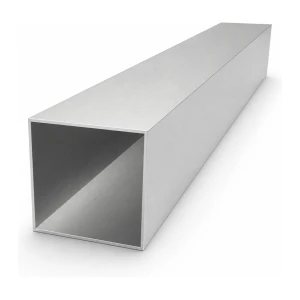 Kvadratiskt aluminiumrör 120×120×2,5 mm – slutet profil L=2000 mm