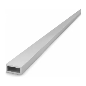 Rektangulärt aluminiumrör 10×20×2 mm – slutet profil EN AW-6060, L=2000 mm
