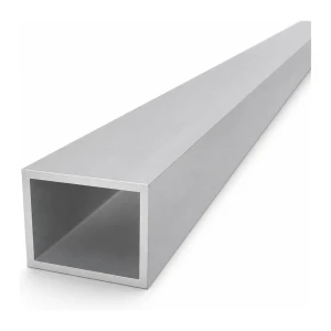 Rektangulärt aluminiumrör 40×50×3 mm EN AW-6060, längd 2000 mm