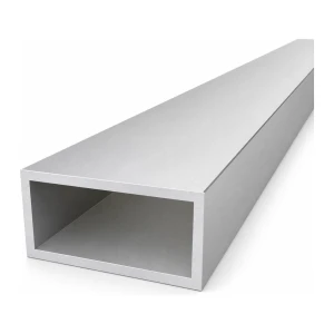 Rektangulärt aluminiumrör 40×80×4 mm – stängt profil L=2000 mm