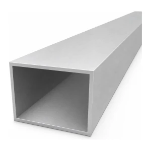 Rektangulärt aluminiumrör 60×80×3 mm – sluten profil L=2000 mm