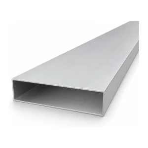 Rektangulärt aluminiumrör 25×100×1,2 mm – slutet profil L=2000 mm