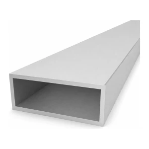 Rektangulärt aluminiumrör 40×100×4 mm – slutet profil EN AW-6060, L=2000 mm