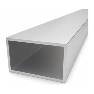 Rektangulärt aluminiumrör 60×100×4 mm – sluten profil EN AW-6060, L=2000 mm