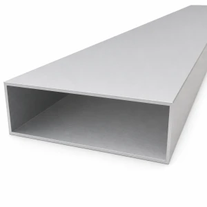 Rektangulärt aluminiumrör 40×120×2 mm – slutet profil EN AW-6060, L=2000 mm
