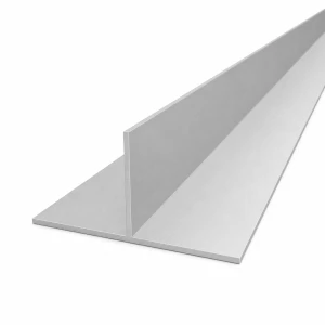 Aluminiumprofil T-profil EN AW-6060 – T-profil 100×50×2 mm, längd 2000 mm