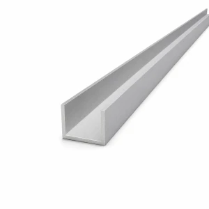 Aluminiumspår 30×20×2 mm – C/U-profil längd 2000 mm