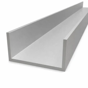 Aluminiumspår 100×50×5 mm – C/U-profil EN AW-6060 L=2000 mm