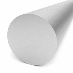 Massiv rund aluminiumstång Ø130 mm – duralumin 2017A T4, L=2000 mm