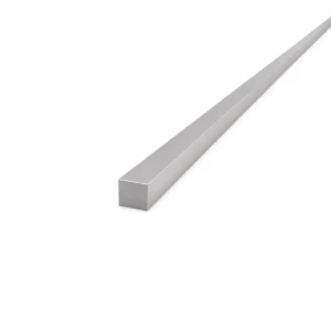 Fyrkantigt massivt aluminiumstav 10×10 mm – EN AW-6060, L=2000 mm