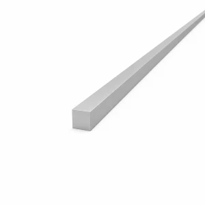 Fyrkantig massiv aluminiumstång 12×12 mm EN AW-6060 T64, L=2000 mm