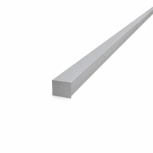 Fyrkantigt massivt aluminiumstång 15×15 mm EN AW-6060 – längd 2000 mm