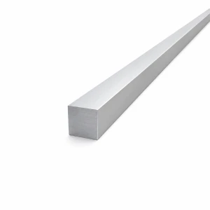 Kvadratisk solid aluminiumstång 20×20 mm EN AW-6060 – längd 2000 mm