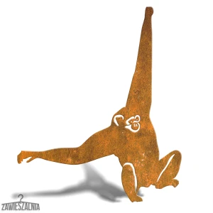 Trädgårdsdekoration – trädgårdsornament Gibbon XXL 111 cm, corténstål