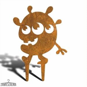 Trädgårdsdekor – Potworny Potwór Reni monstruöst monster corten stål 27×38 cm