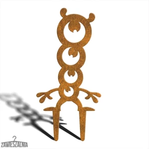 Trädgårdsdekor hängare Monstret Rebis L – Corten-dekoration 20×41 cm