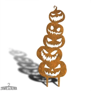 Trädgårdsdekor – Stracho Pumpor XL 78 cm, halloweendekoration i corténstål