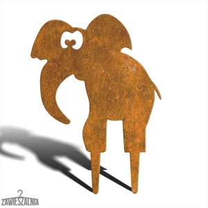 Zawieszalnia – trädgårdsdekoration Pupil Elefant Benio M 39 cm, cortenstål