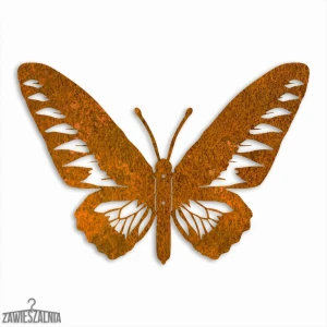 Zawieszalnia – 3D väggdekoration Paradisfjäril L 44×30 cm Corten-stål