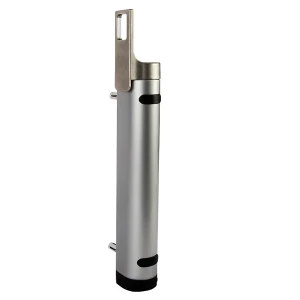 Locinox Rhino – hydraulisk grindstängare 180° med justerbar slutstängning, silver
