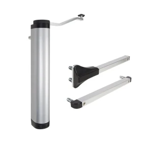 Locinox – vertikal hydraulisk självstängare för grindar 90° och 180° silver