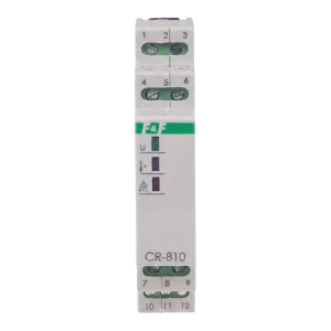 F&F CR-810DUO – resistivt PTC-relä för termiskt skydd av motorer och transformatorer