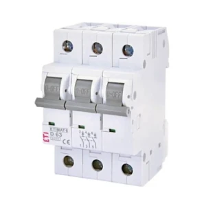 ETI ETIMAT 6 – automatsäkring C 20A 3P 6kA för PV-installationer och byggnader