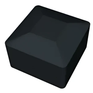 Svart ändlock till PV-monteringsprofil 40×40 mm – LLDPE typ 1