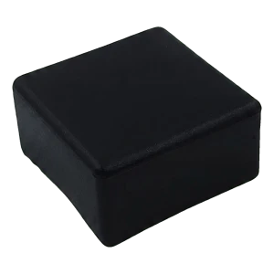 Platt ändlock svart för PV-monteringsprofil 40×40 mm – typ 3 LLDPE