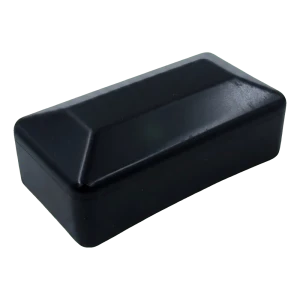 UFR-ändlock svart för PV-monteringsprofiler 80×40 mm – LLDPE-polyeten