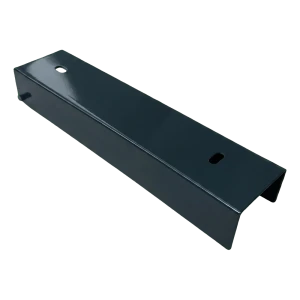 U-profil för staketsockel 250×55 mm – galvaniserat stål, antracit